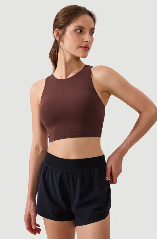 Racerback Longline Sports Bra sold by Essenther