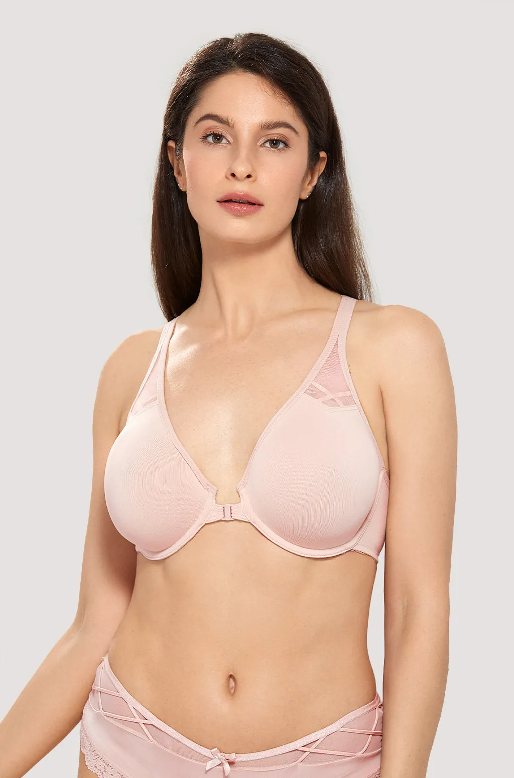 Front Closure Unlined Bra sold by Essenther product image thumbnail 5