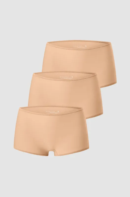 Stretchy Mid Waist Boy Shorts 3 Pack sold by Essenther