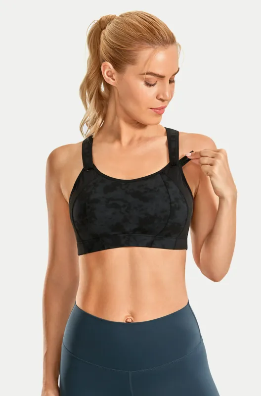 Racerback Front Adjustable Sports Bra sold by Essenther