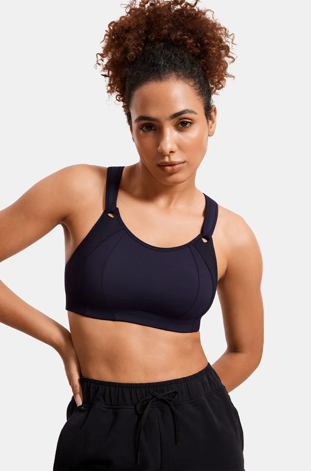 Racerback Front Adjustable Sports Bra sold by Essenther