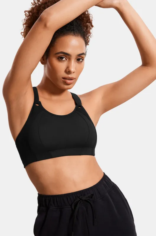 Racerback Front Adjustable Sports Bra sold by Essenther