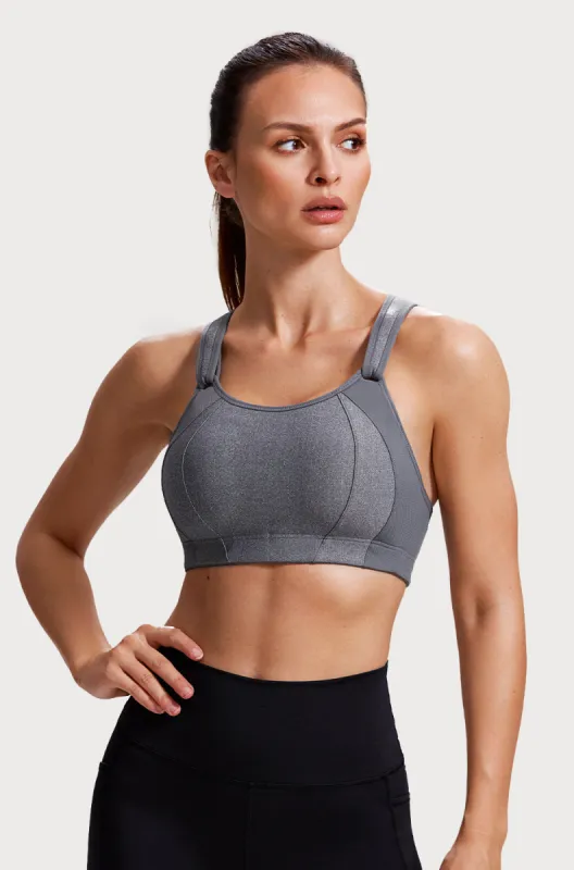Racerback Front Adjustable Sports Bra sold by Essenther