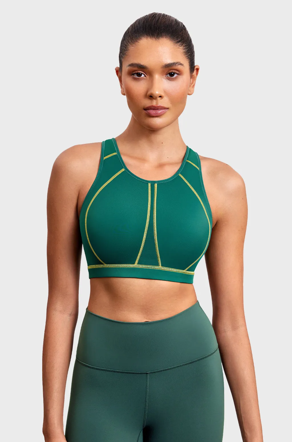 High Neck Racerback Sports Bra sold by Essenther product image thumbnail 4
