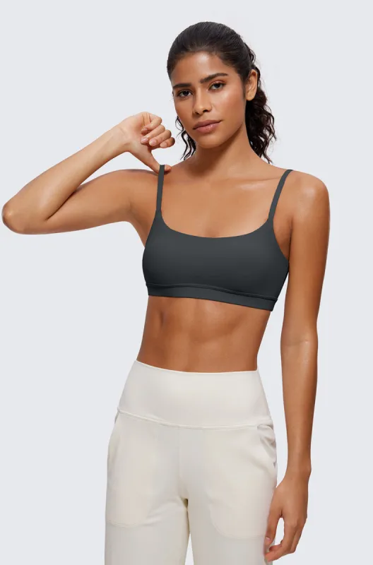 Adjustable Spaghetti Straps Sports Bra sold by Essenther