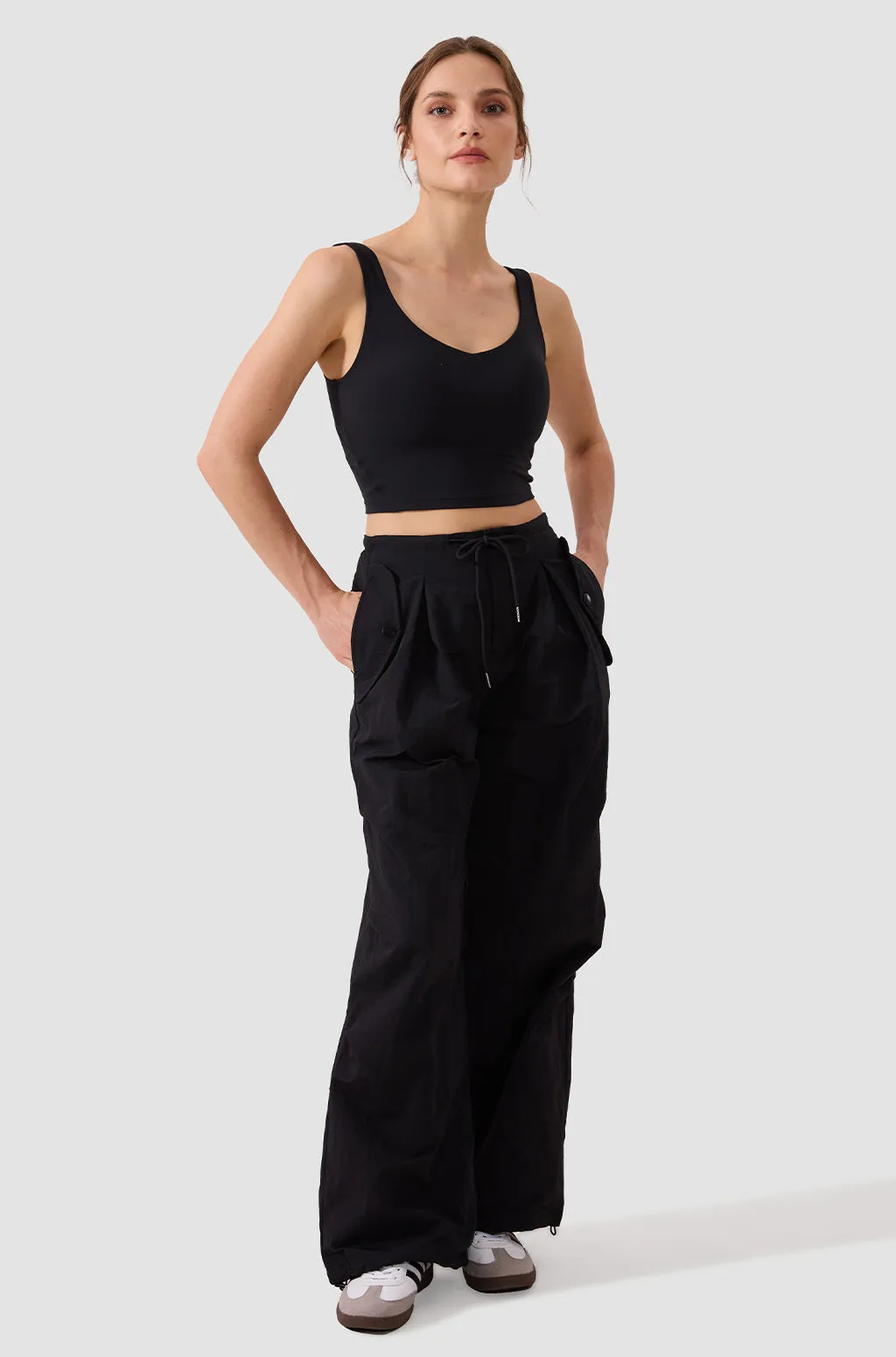 V Neck Longline Sports Bra sold by Essenther product image thumbnail 4