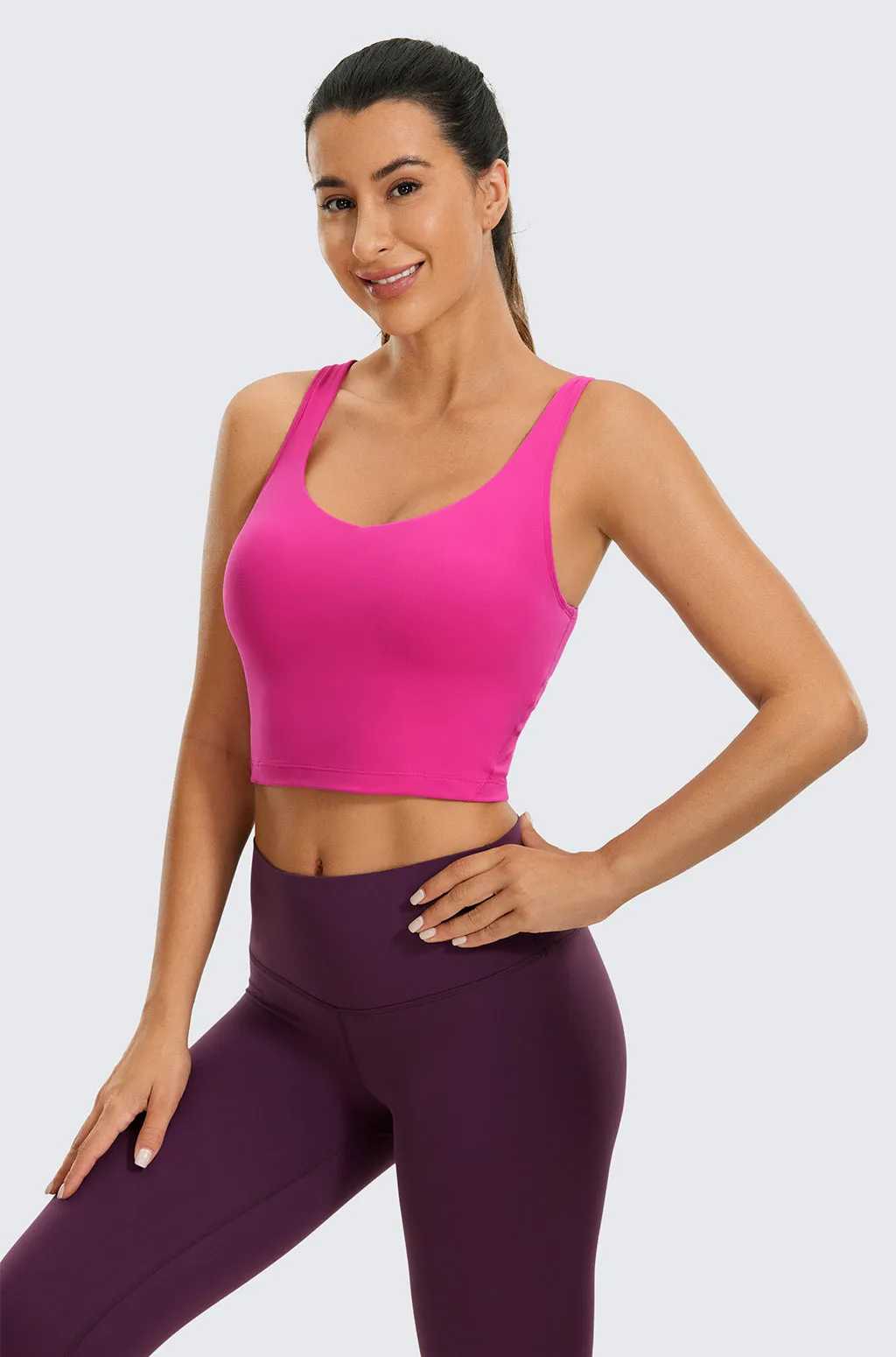 V Neck Longline Sports Bra sold by Essenther product image thumbnail 5