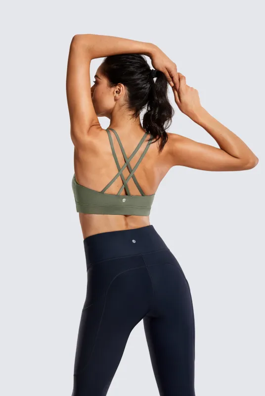 Cross Back Sports Bra sold by Essenther