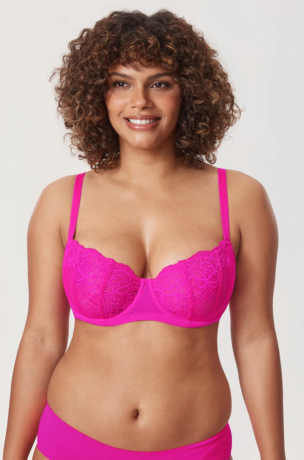 Vintage Lace Balconette Bra sold by Essenther product image thumbnail 4