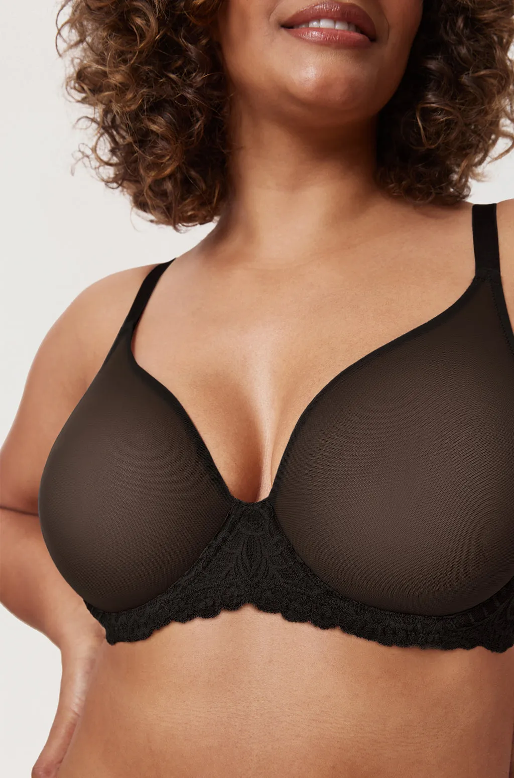 Vintage Lace Sheer Mesh Bra sold by Essenther product image thumbnail 3