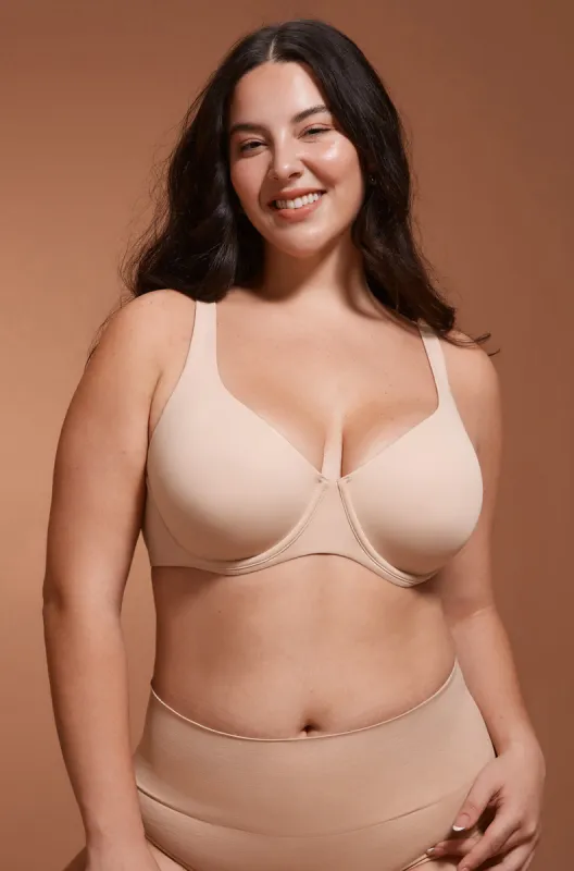 Unlined Balconette Bra made by Essenther