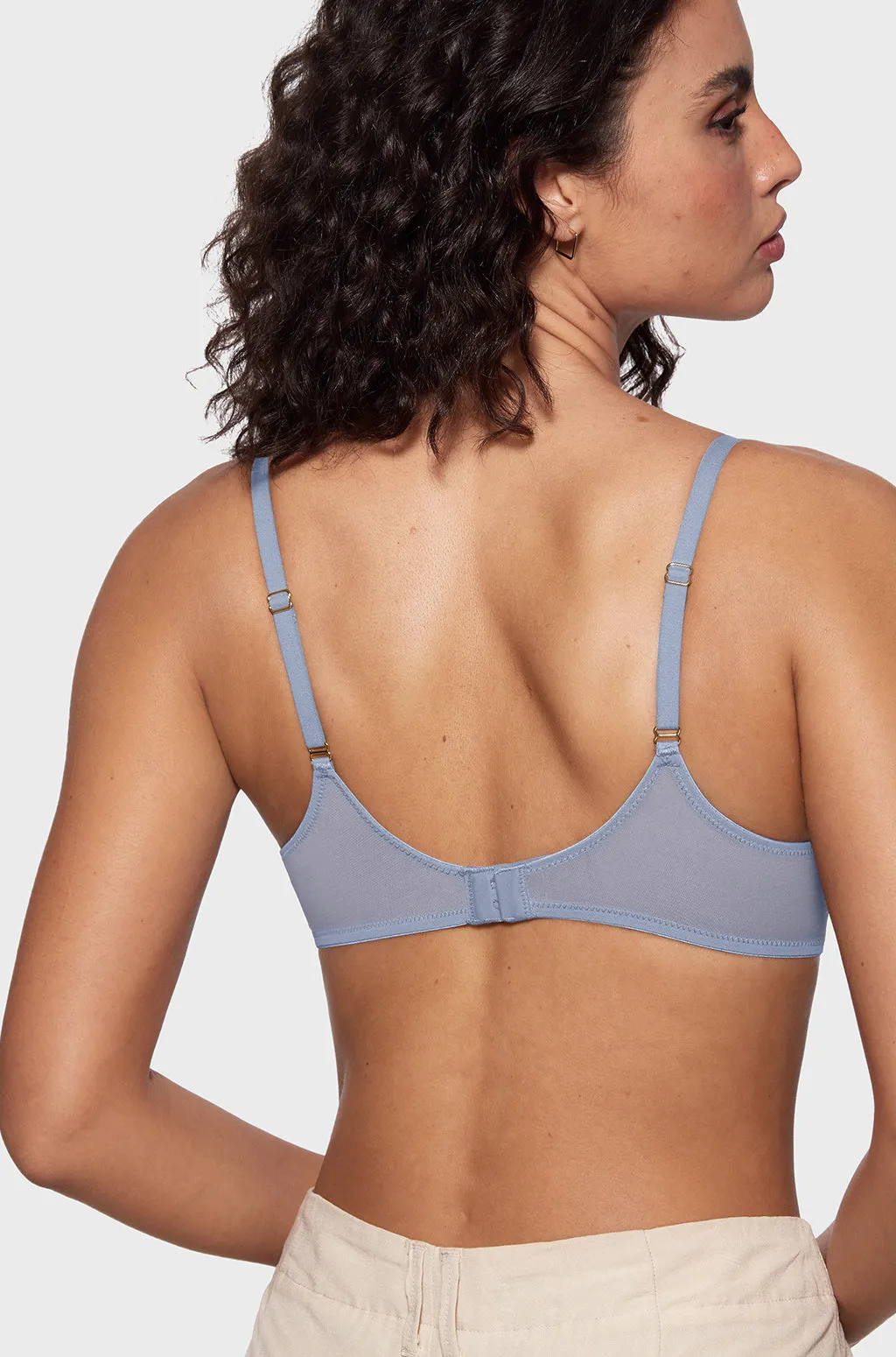 Mesh Plunge Bra sold by Essenther product image thumbnail 2