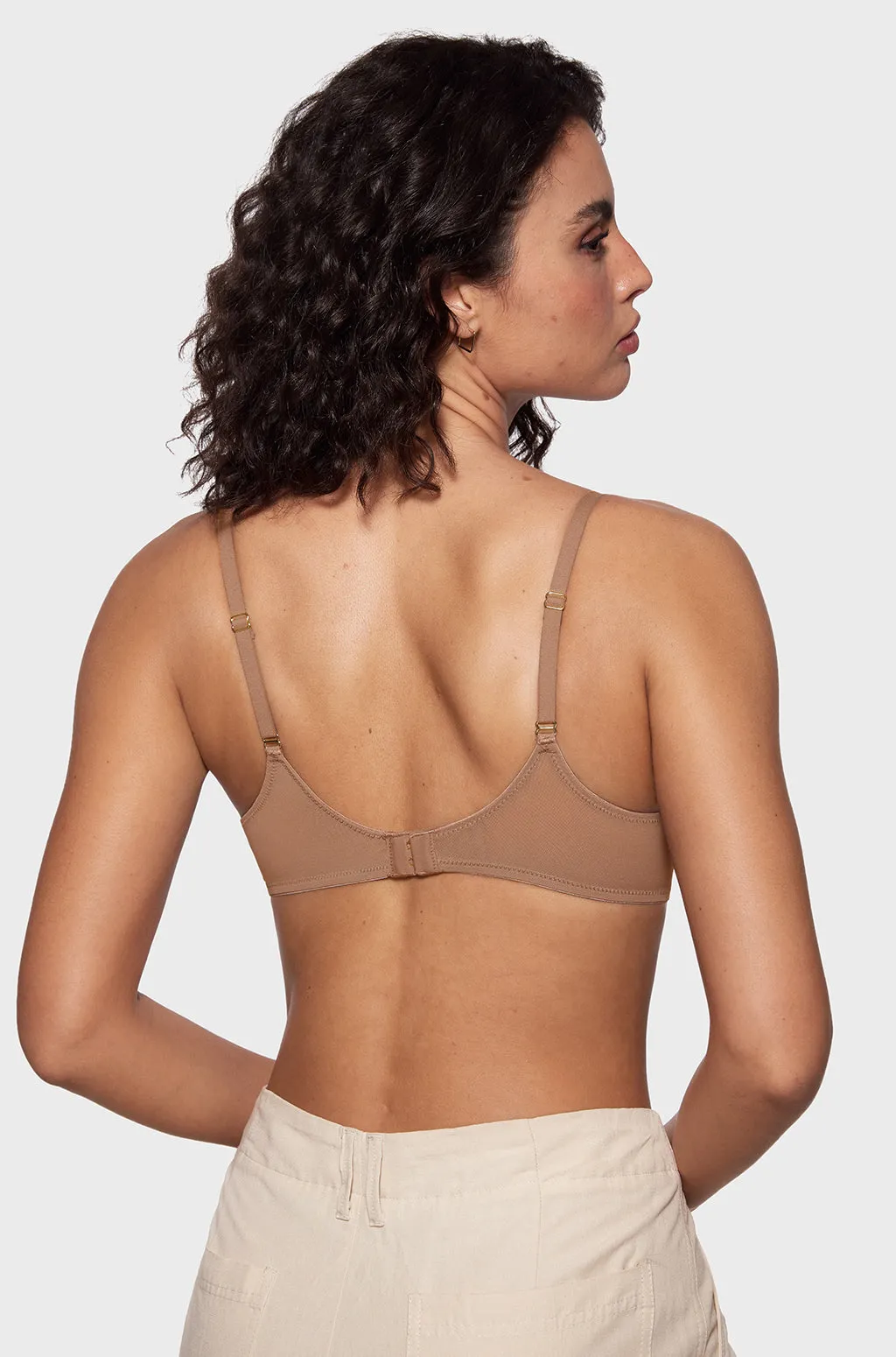 Mesh Plunge Bra sold by Essenther product image thumbnail 5