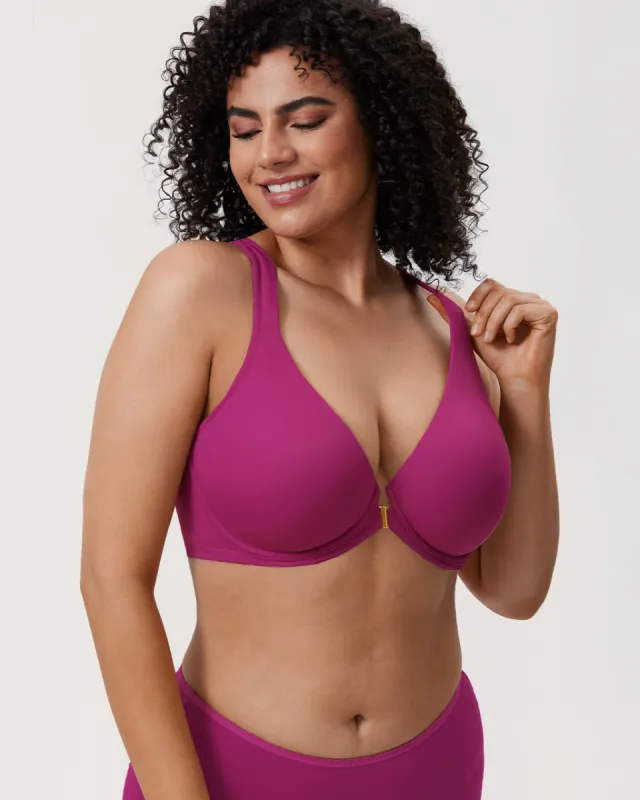 Plunge Racerback Front Closure Bra sold by Essenther
