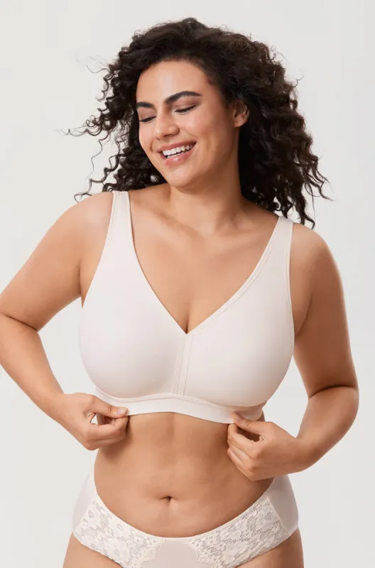 Full Coverage Wireless Unlined Bra sold by Essenther