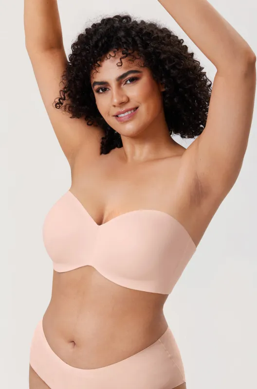 Silicone-Free Strapless Bra sold by Essenther