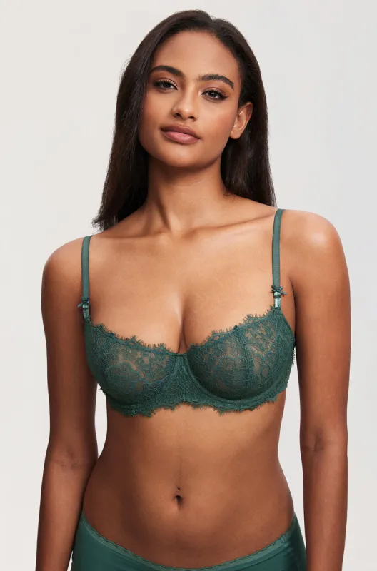 Eyelash Lace Balconette Bra sold by Essenther