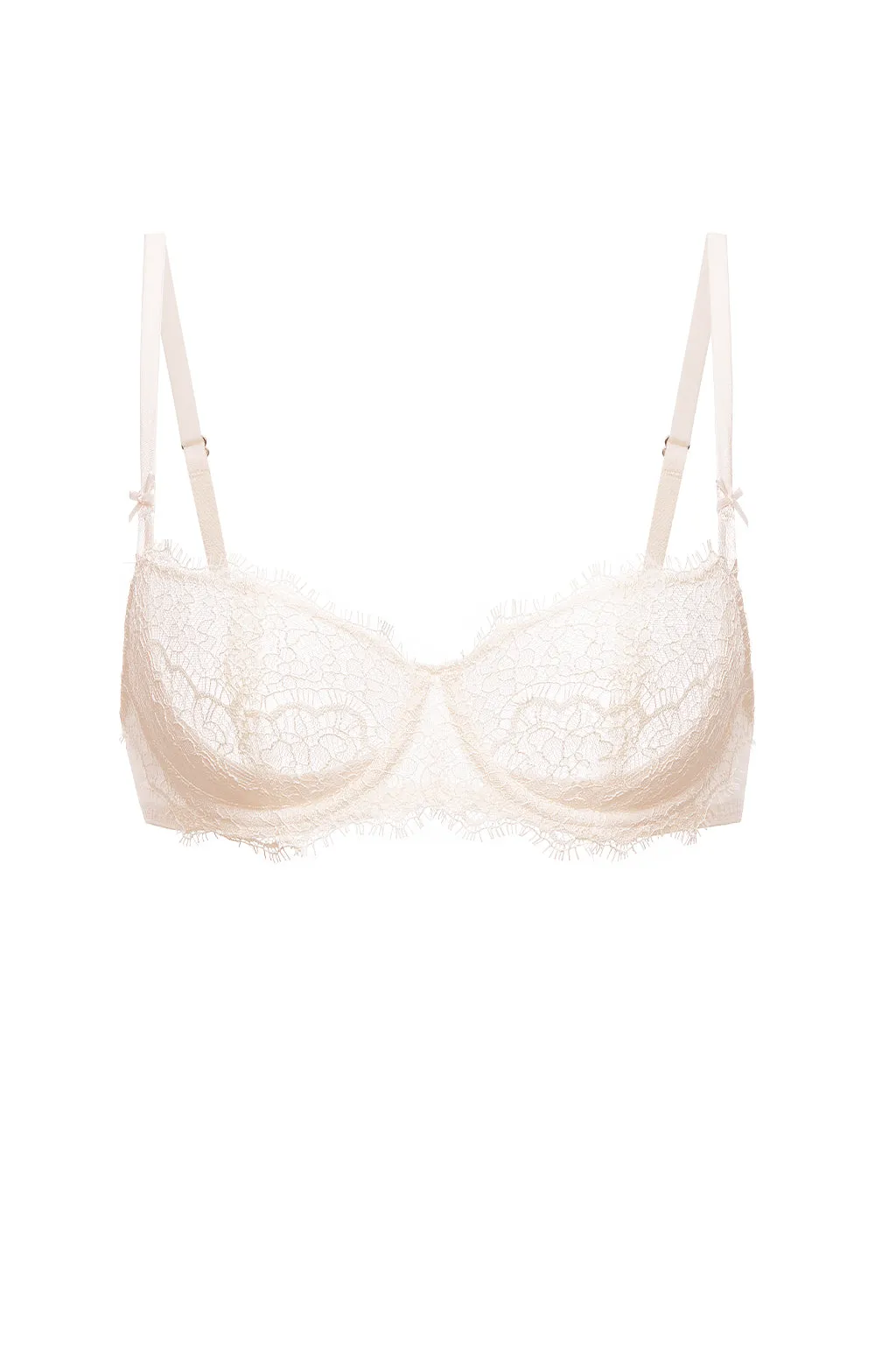 Eyelash Lace Balconette Bra sold by Essenther product image thumbnail 4
