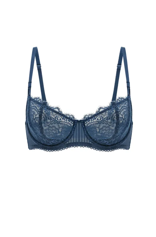 Lace Balconette Underwire Bra sold by Essenther