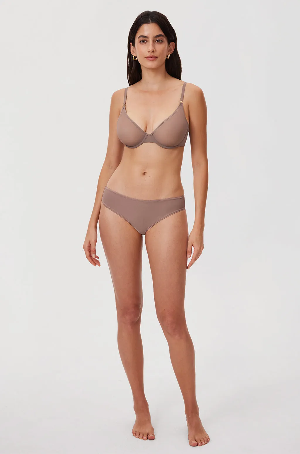 Mesh Plunge Bra sold by Essenther product image thumbnail 4