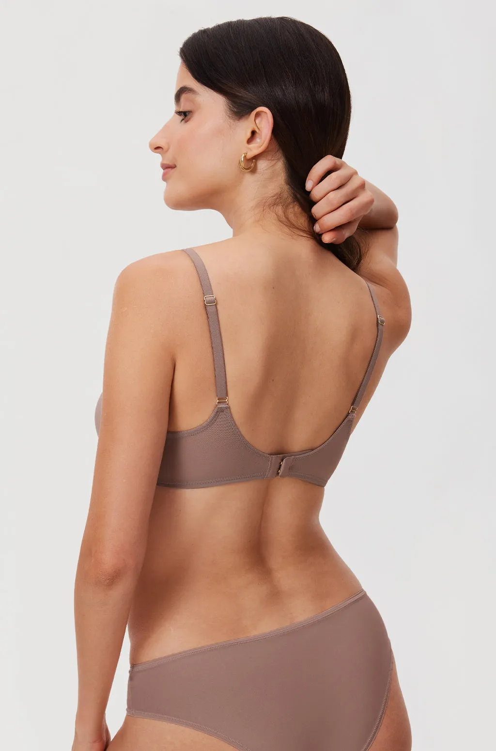 Mesh Plunge Bra sold by Essenther product image thumbnail 2