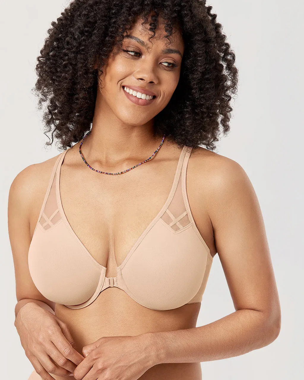 Front Closure Unlined Bra sold by Essenther