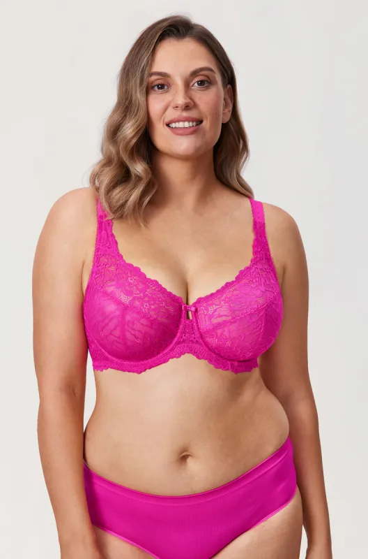 Sheer Lace Unlined Bra sold by Essenther