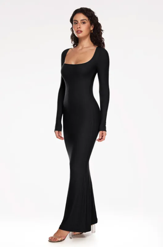 Ribbed Long Sleeve Dress sold by Essenther