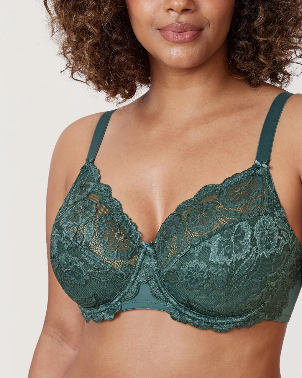 Floral Lace Underwired Bra sold by Essenther product image thumbnail 3