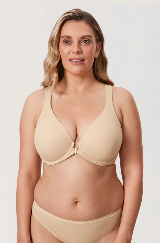 Plunge Racerback Front Closure Bra sold by Essenther