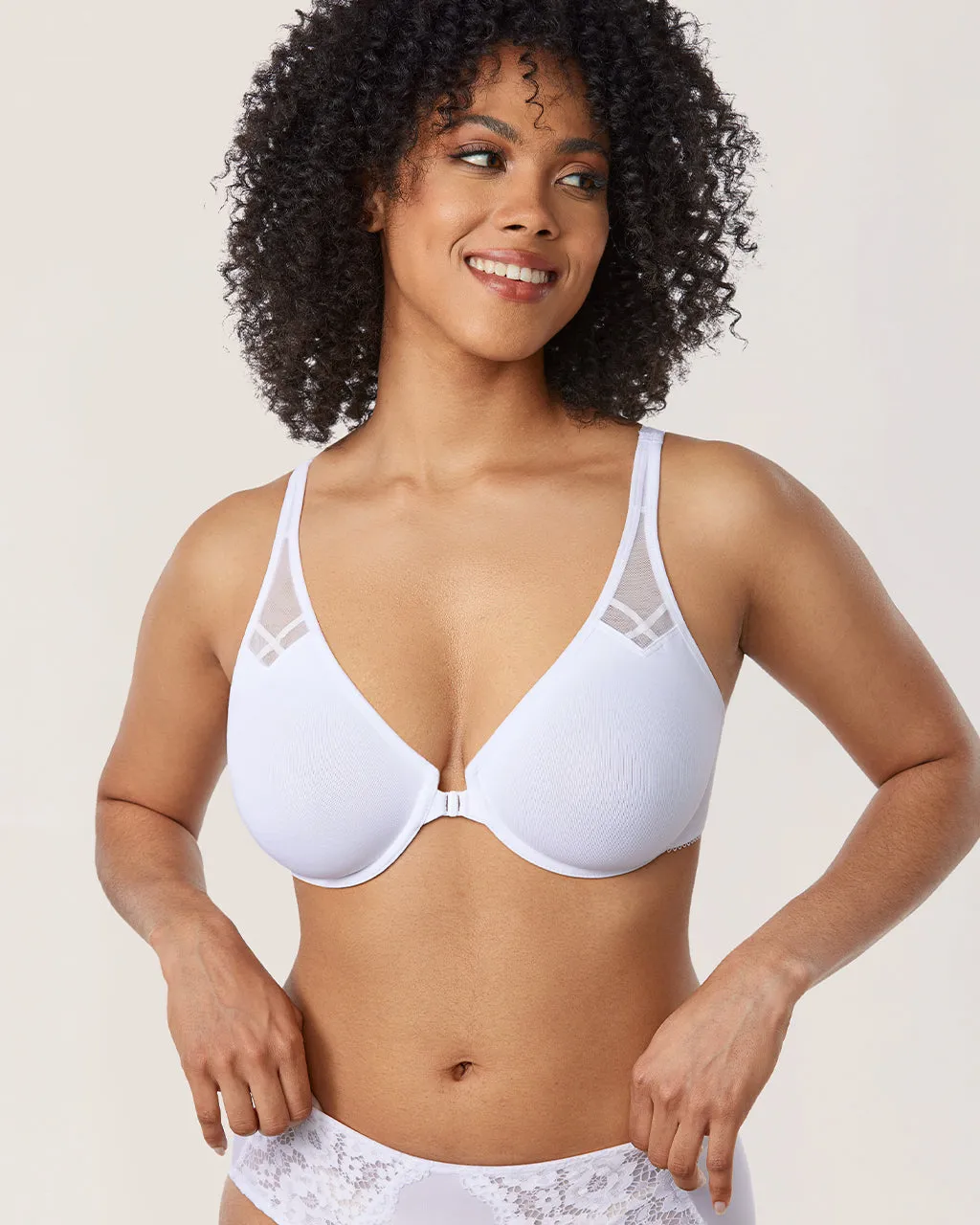 Front Closure Unlined Bra sold by Essenther product image thumbnail 5