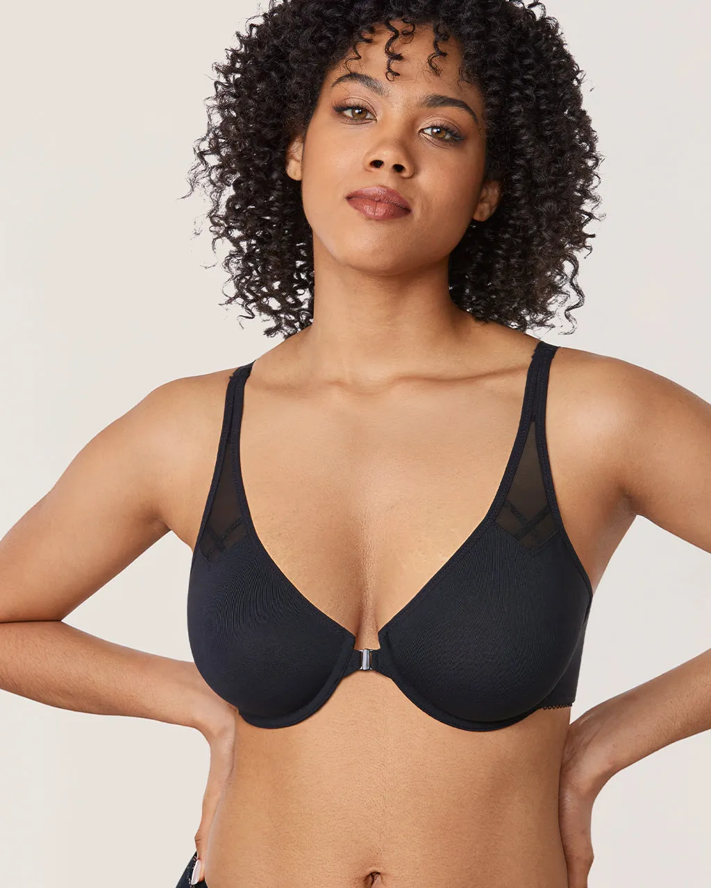 Front Closure Unlined Bra sold by Essenther product image thumbnail 2