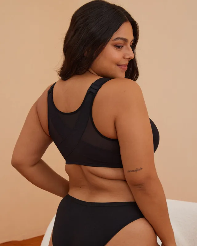 Plunge Back Posture Bra sold by Essenther