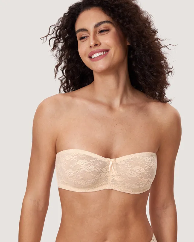Lace Strapless Bra sold by Essenther
