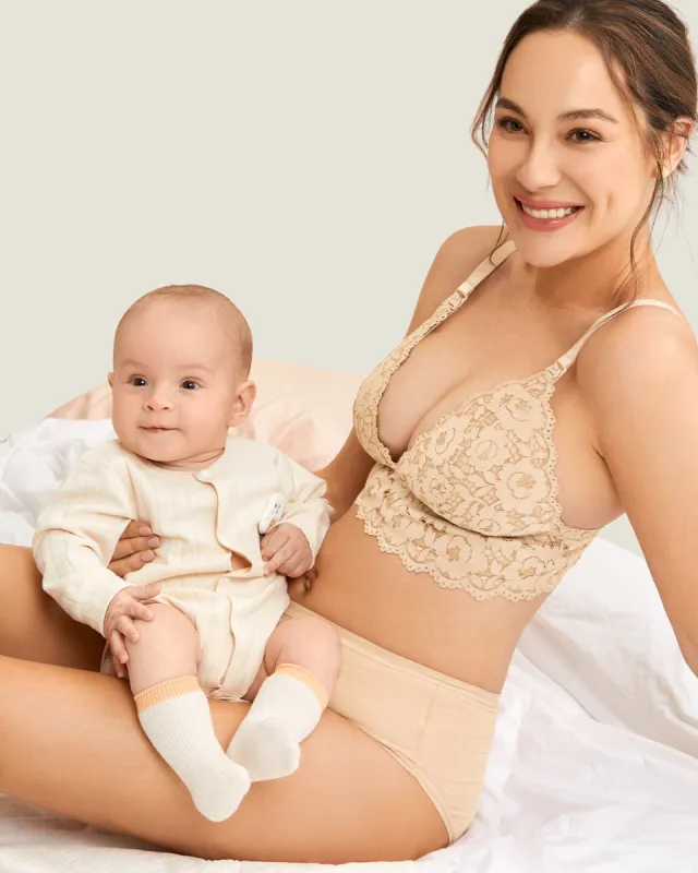Lace Nursing Bralette sold by Essenther