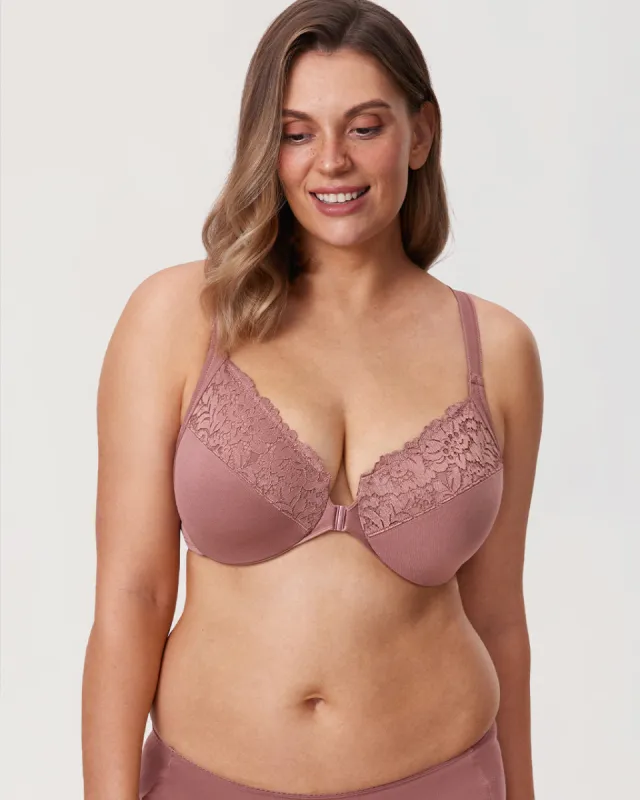 Lace Front Closure Bra sold by Essenther