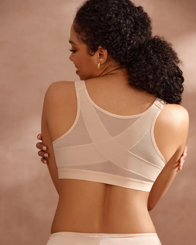 Soft X-shaped Back Posture Bra sold by Essenther