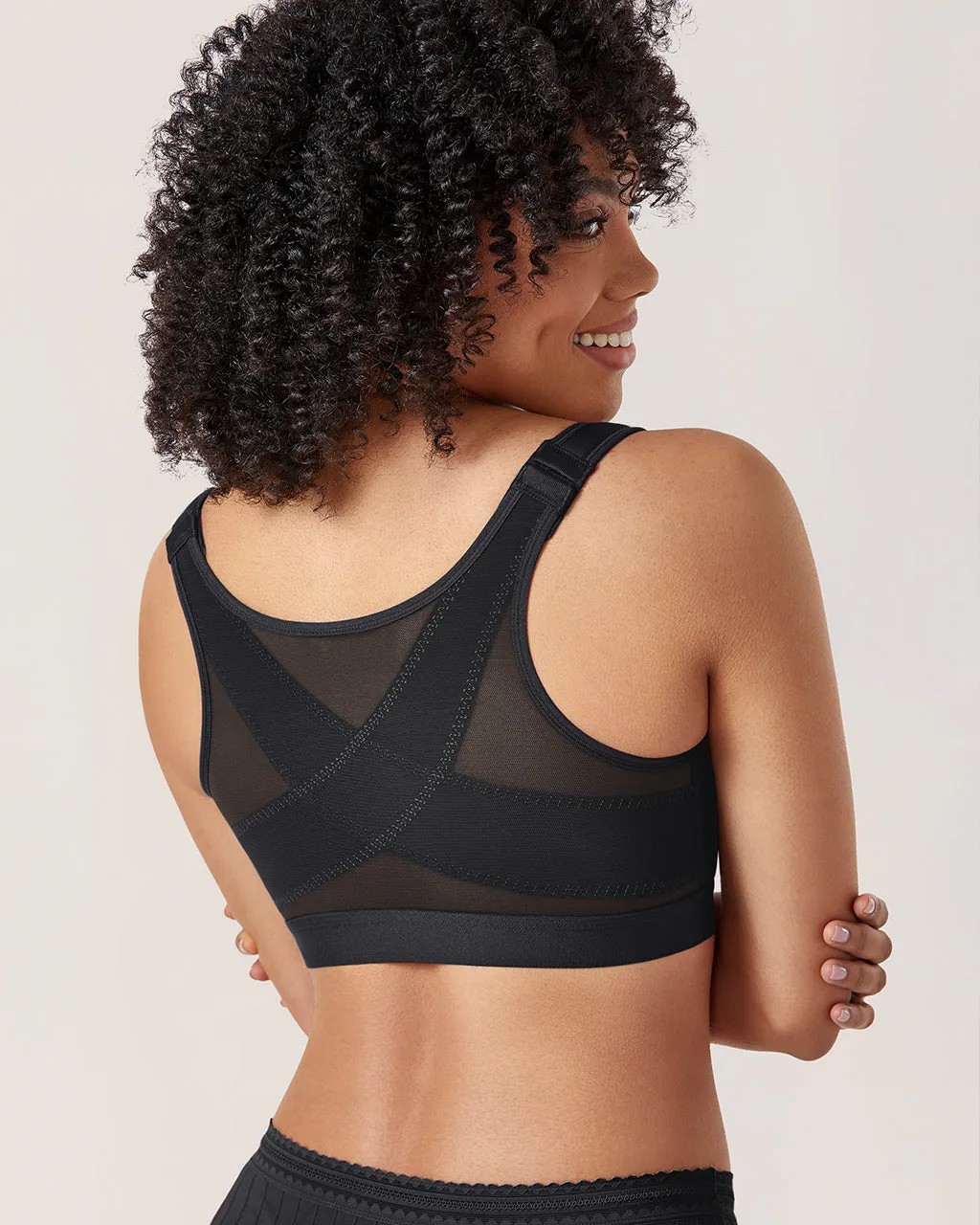 Soft X-shaped Back Posture Bra sold by Essenther product image thumbnail 4