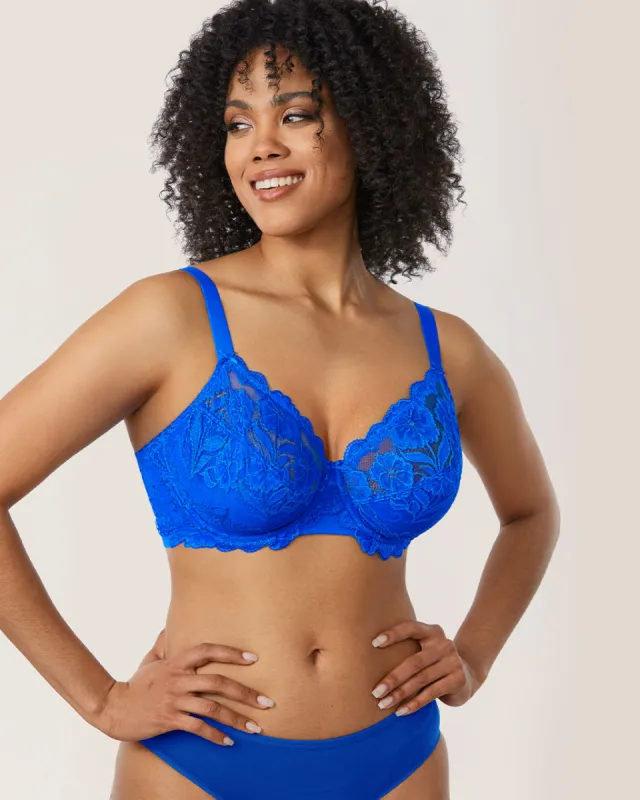 Floral Lace Underwired Bra sold by Essenther