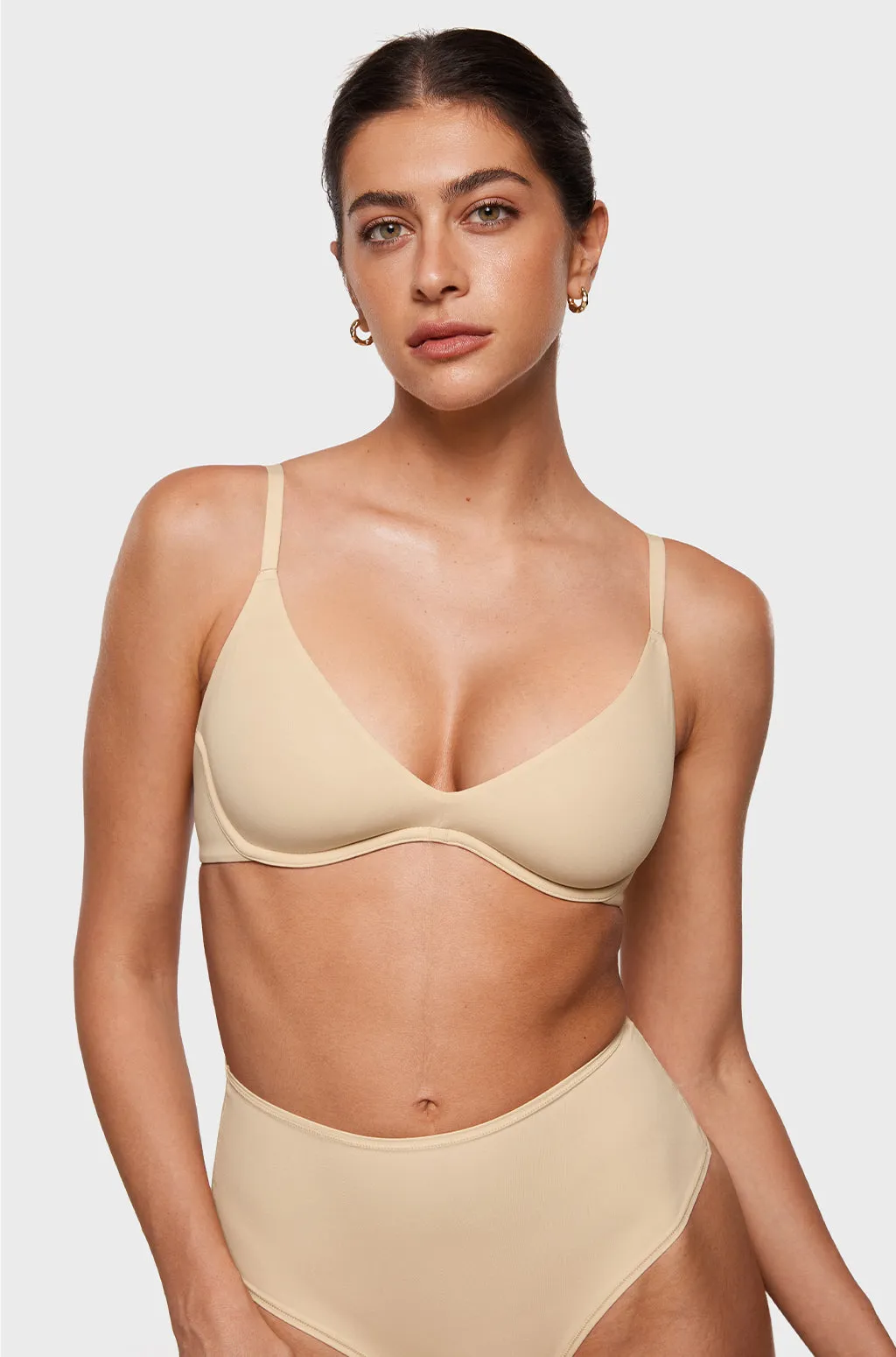 Unlined Plunge Bra sold by Essenther product image thumbnail 3