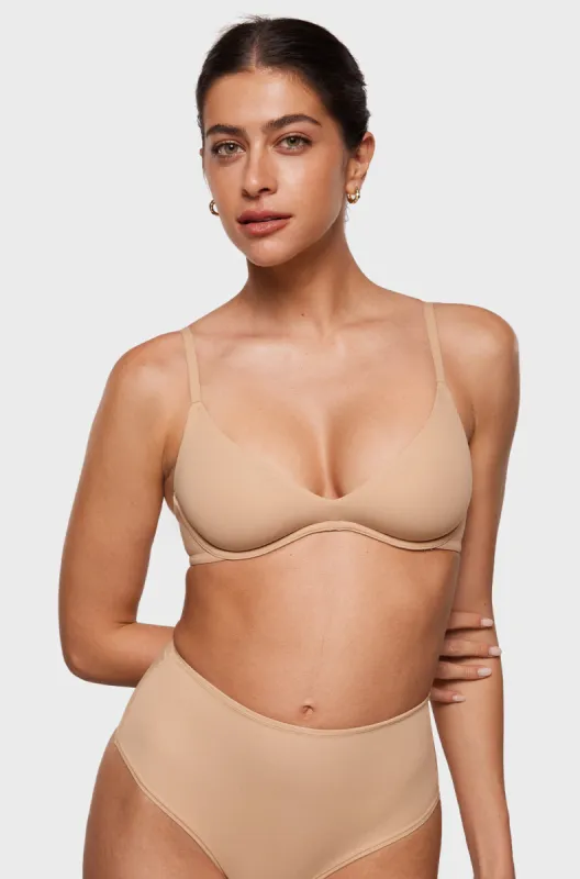 Unlined Plunge Bra made by Essenther