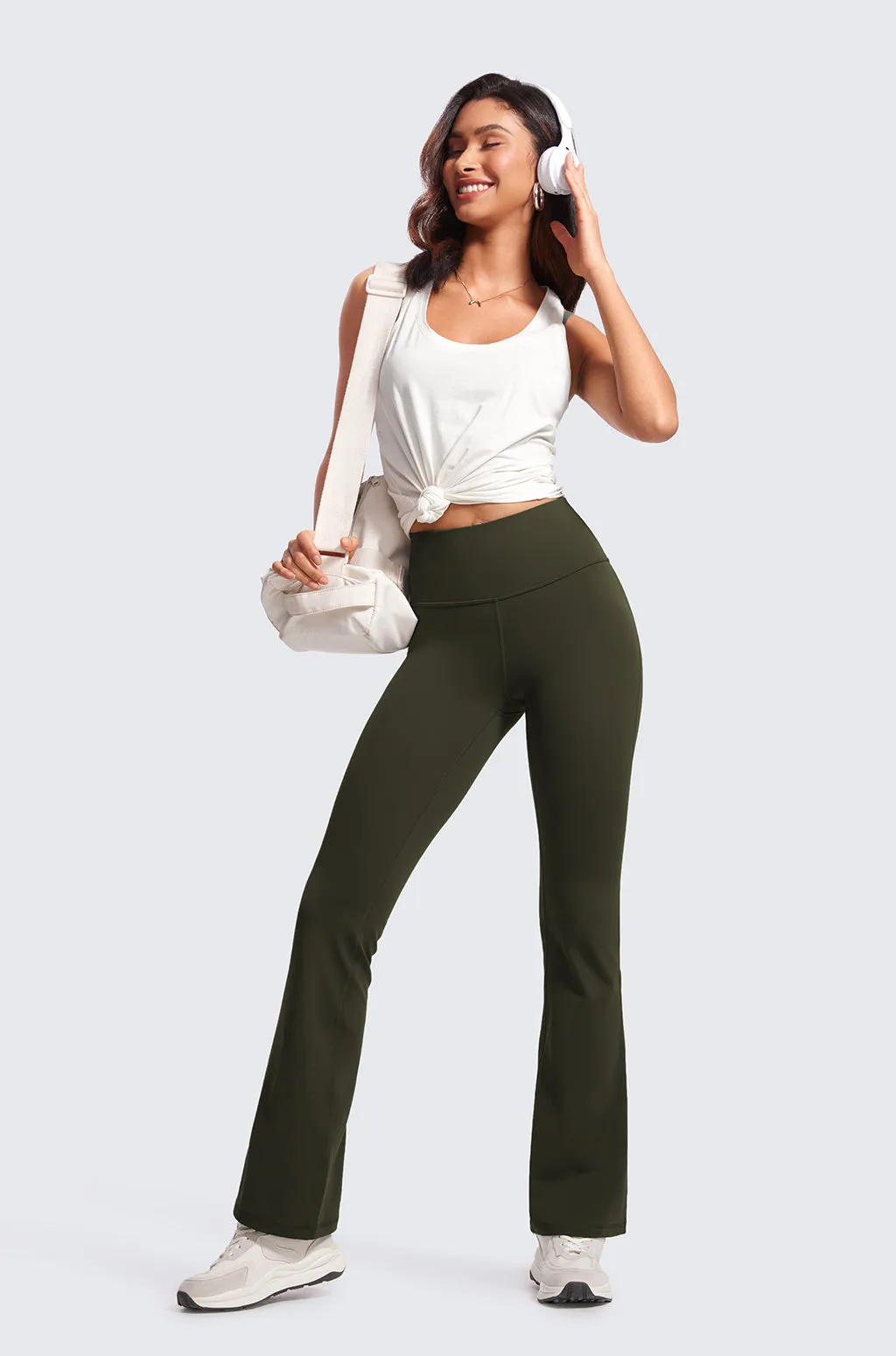 High Waist Flare Leggings 30.5" sold by Essenther product image thumbnail 2