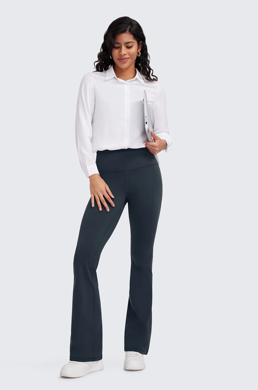 High Waist Flare Leggings 32" sold by Essenther product image thumbnail 2