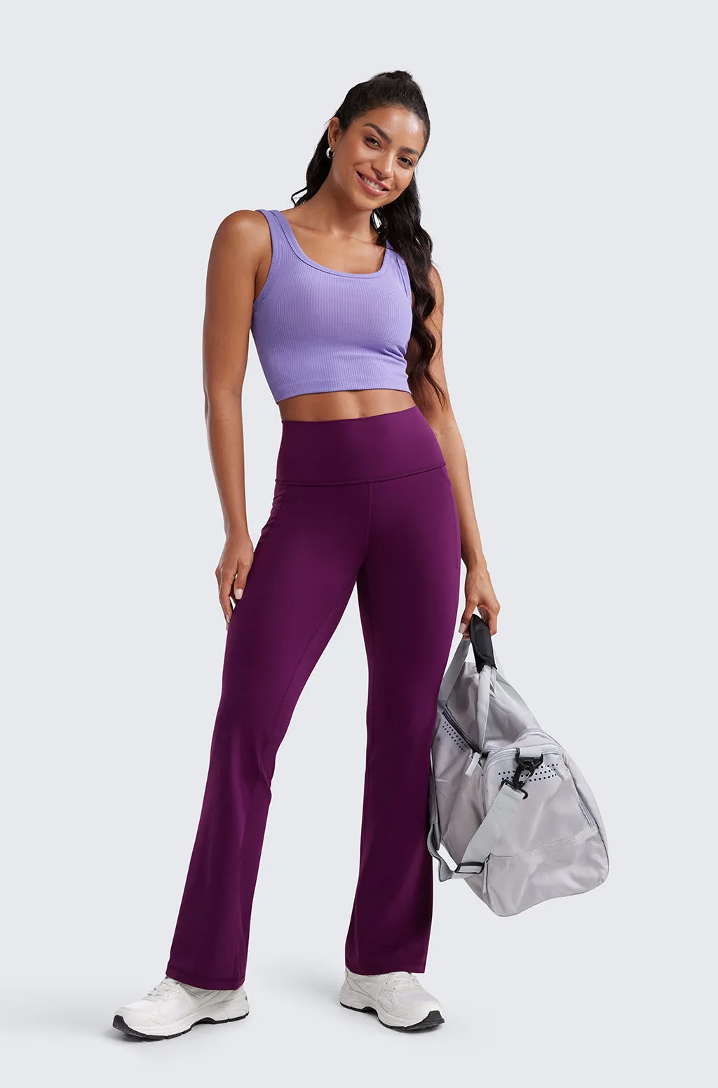 Side Pockets Flare Pants 31.5" sold by Essenther product image thumbnail 2