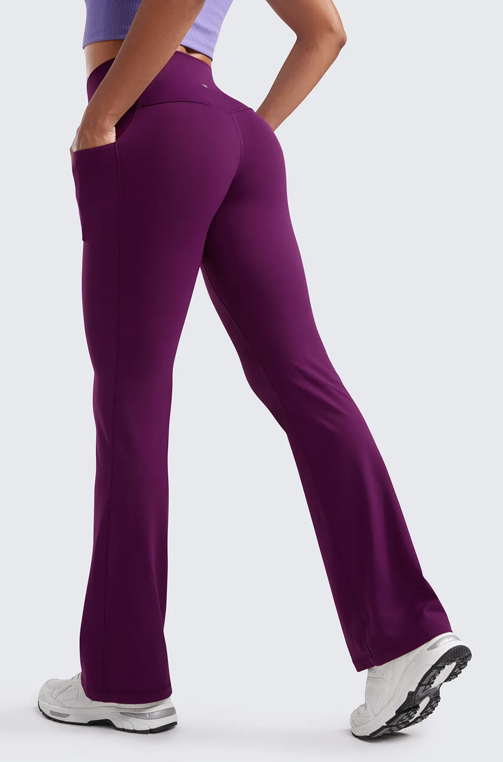 Side Pockets Flare Pants 31.5" sold by Essenther product image thumbnail 3