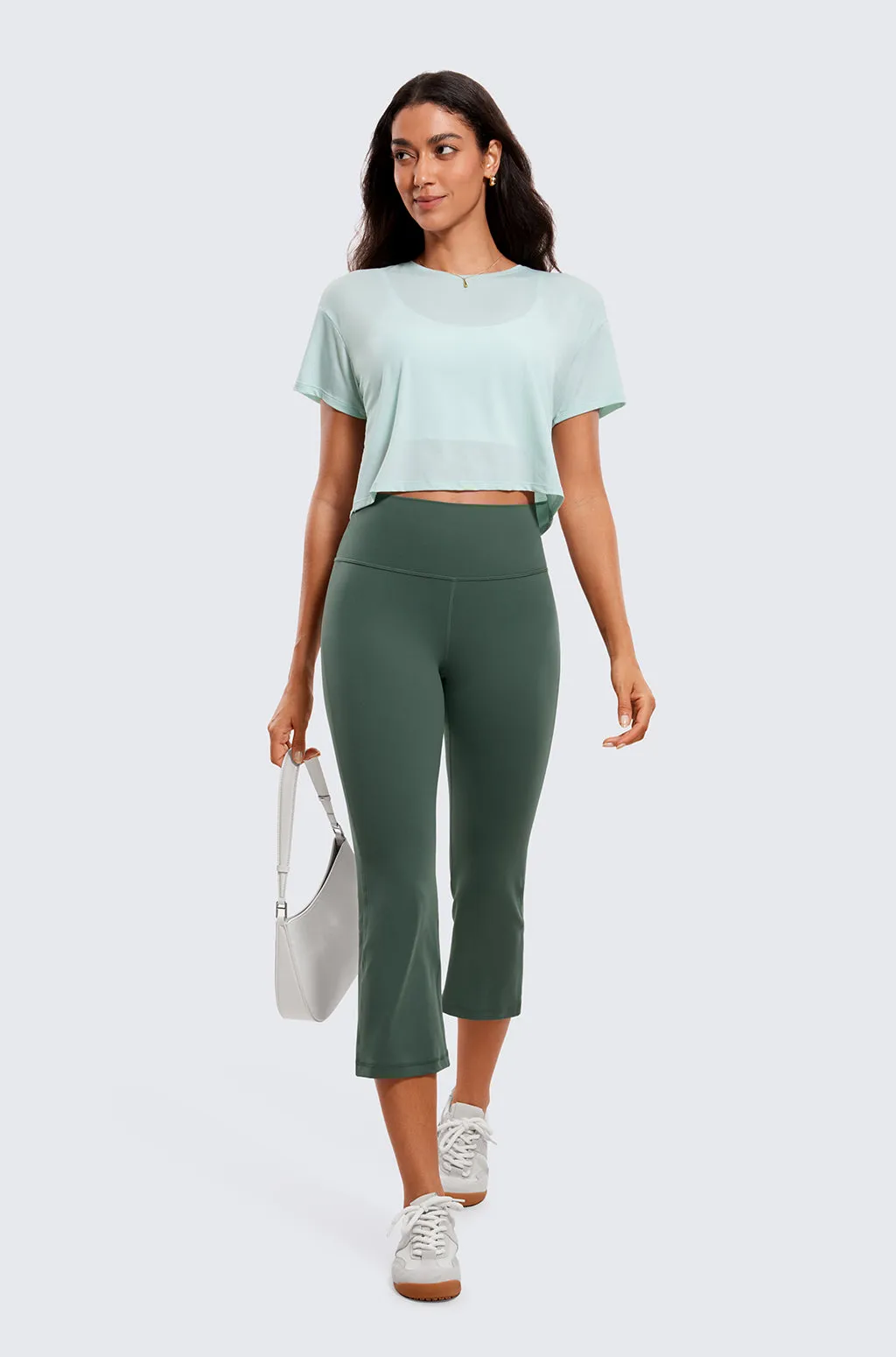 High Rise Flare Capris 23" sold by Essenther product image thumbnail 2