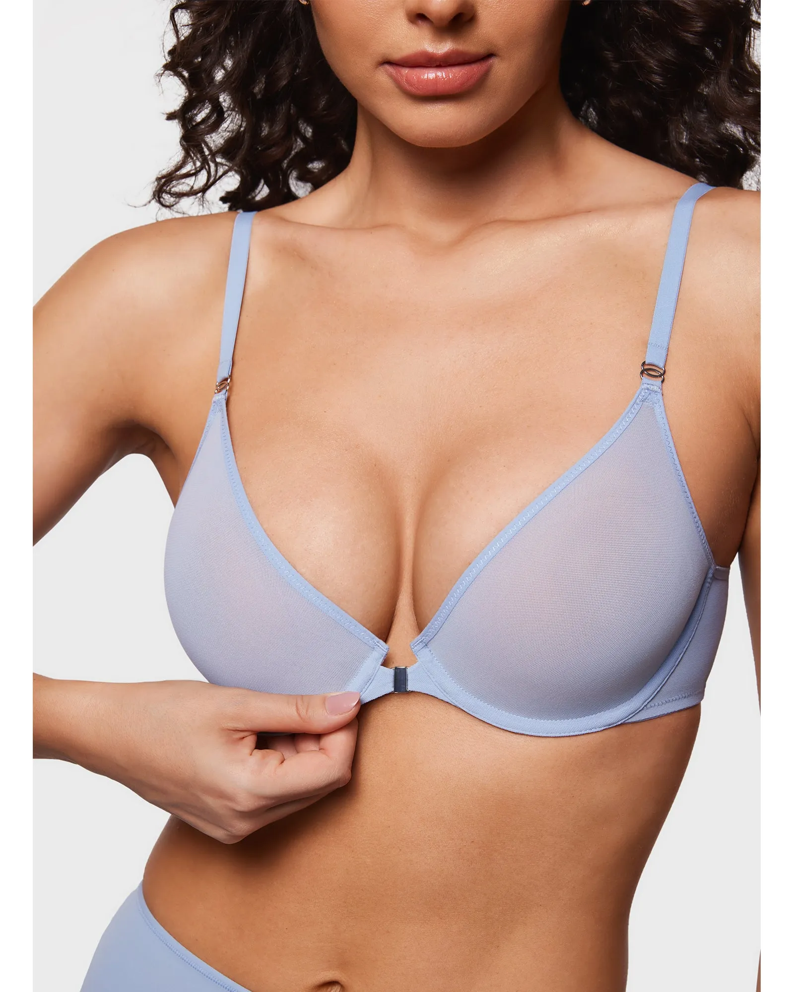 Sheer Front Closure Bra sold by Essenther product image thumbnail 3