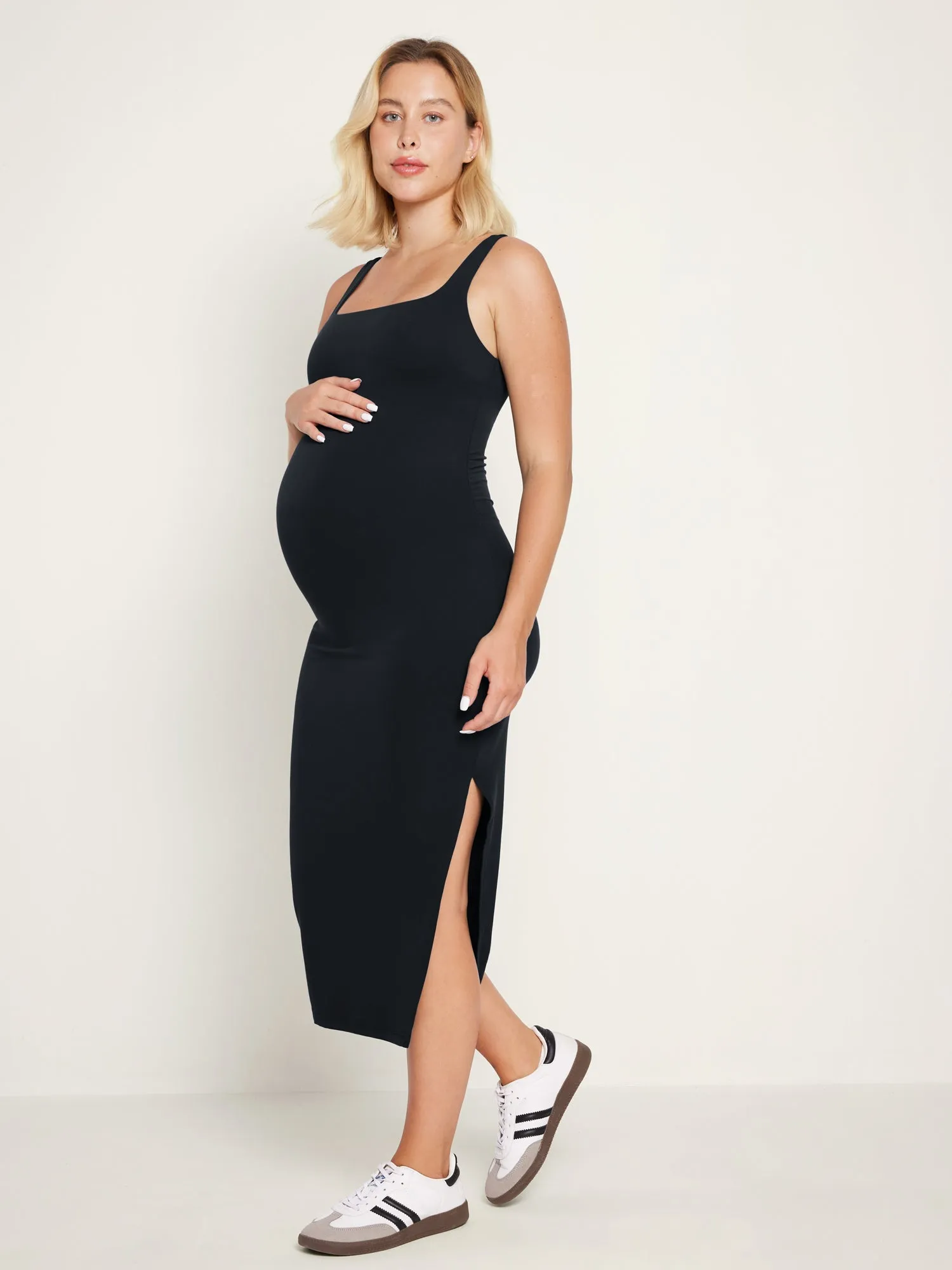Sleeveless Tank Maternity Dress sold by Essenther