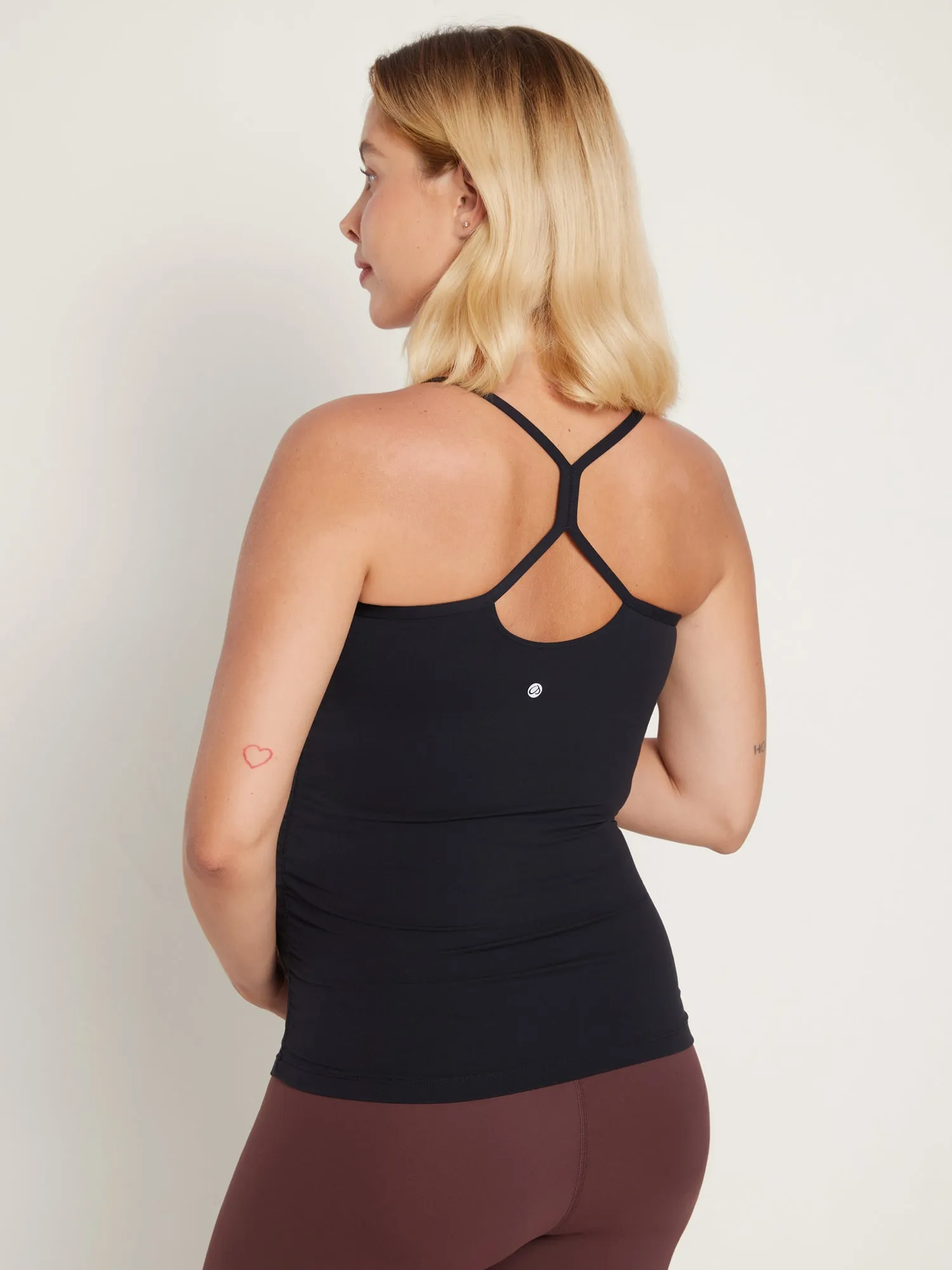 Y Back Maternity Tank - Ruched Sides sold by Essenther product image thumbnail 5