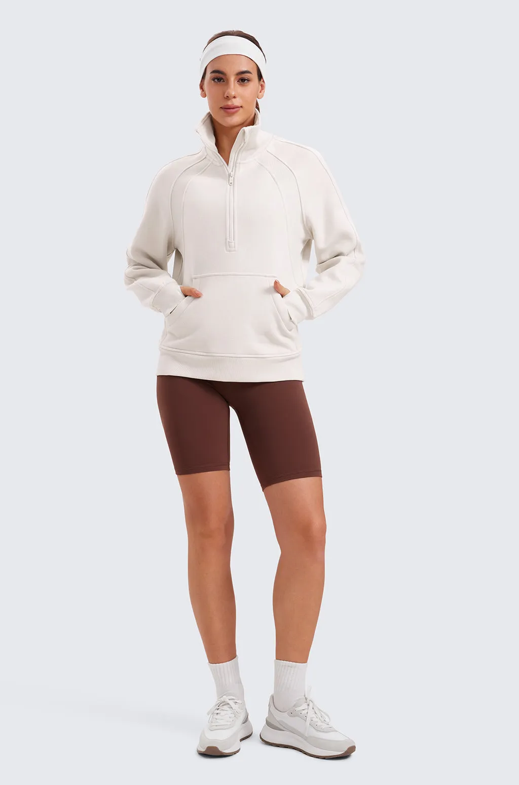 Fleece Lined Hip-Length Hoodies sold by Essenther product image thumbnail 4